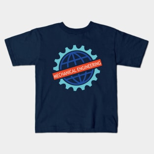 Best mechanical engineering text and logo Kids T-Shirt